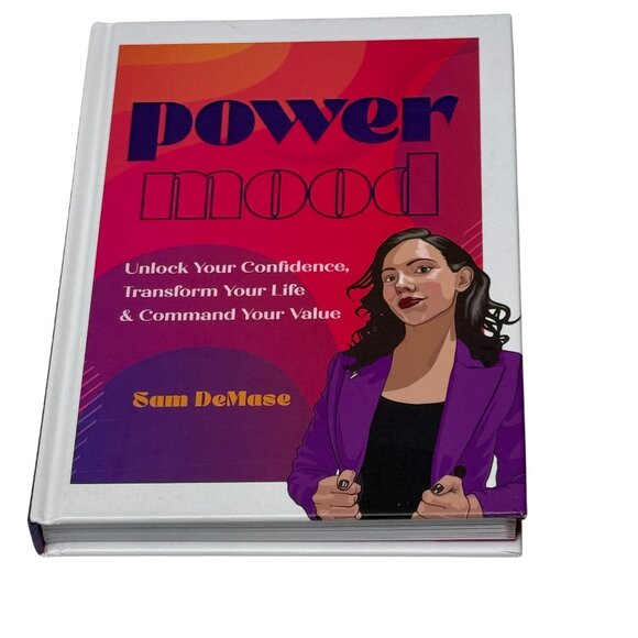 Power Mood by Sam DeMase Hardcover New Confidence Career Growth Self-Help Book - Picture 1 of 5